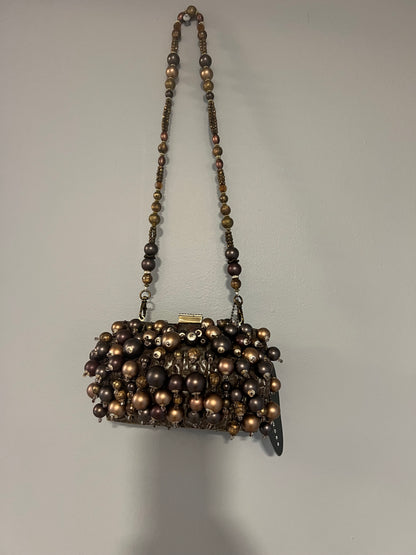 New with Tags Mary Frances Beaded Bag “Life is a Ball”